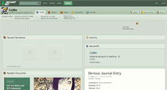 Desktop Screenshot of cejika.deviantart.com