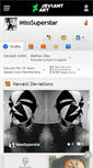 Mobile Screenshot of misssuperstar.deviantart.com
