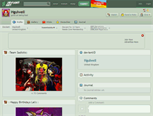 Tablet Screenshot of hgulwell.deviantart.com