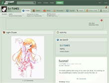 Tablet Screenshot of dj-tunes.deviantart.com