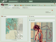 Tablet Screenshot of kiyaaa.deviantart.com