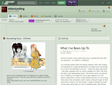 Tablet Screenshot of milleniumring.deviantart.com