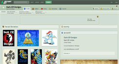 Desktop Screenshot of dark-elf-designs.deviantart.com