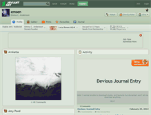 Tablet Screenshot of emsen.deviantart.com