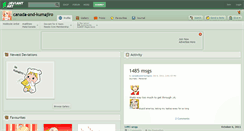Desktop Screenshot of canada-and-kumajiro.deviantart.com
