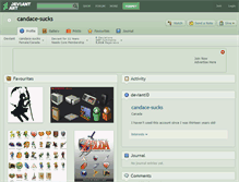 Tablet Screenshot of candace-sucks.deviantart.com