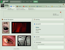 Tablet Screenshot of kikita.deviantart.com