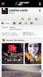 Mobile Screenshot of colorful-world.deviantart.com