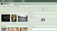 Desktop Screenshot of happybeeme.deviantart.com
