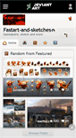 Mobile Screenshot of fastart-and-sketches.deviantart.com