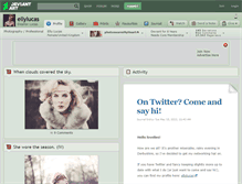 Tablet Screenshot of ellylucas.deviantart.com