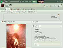 Tablet Screenshot of louise1691.deviantart.com