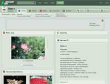 Tablet Screenshot of lilee-v.deviantart.com
