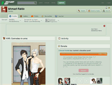 Tablet Screenshot of ishmael-raido.deviantart.com