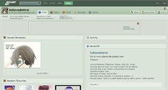 Desktop Screenshot of hollowedmirror.deviantart.com