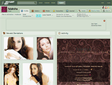 Tablet Screenshot of falaksha.deviantart.com