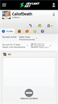 Mobile Screenshot of callofdeath.deviantart.com
