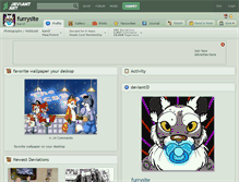 Tablet Screenshot of furrysite.deviantart.com