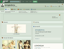 Tablet Screenshot of jenengkudenny.deviantart.com