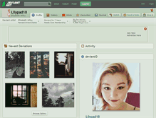 Tablet Screenshot of lilypad18.deviantart.com