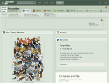 Tablet Screenshot of foxyadder.deviantart.com