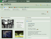 Tablet Screenshot of freakoffaeries.deviantart.com