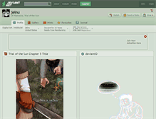 Tablet Screenshot of jeinu.deviantart.com