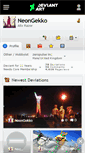 Mobile Screenshot of neongekko.deviantart.com