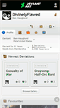 Mobile Screenshot of divinelyflawed.deviantart.com