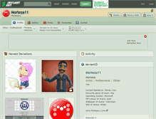 Tablet Screenshot of morteza11.deviantart.com