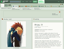 Tablet Screenshot of moo-gen.deviantart.com