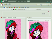 Tablet Screenshot of greydeer2010.deviantart.com