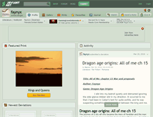 Tablet Screenshot of faynyx.deviantart.com