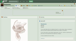 Desktop Screenshot of beejeezers.deviantart.com
