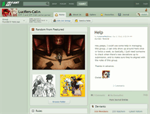 Tablet Screenshot of lucifers-call.deviantart.com