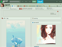 Tablet Screenshot of angelee.deviantart.com