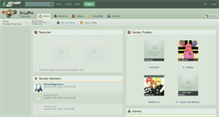 Desktop Screenshot of d-luff.deviantart.com