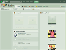 Tablet Screenshot of d-luff.deviantart.com