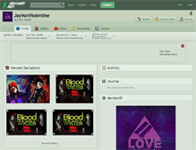 Tablet Screenshot of jayvonviolentine.deviantart.com