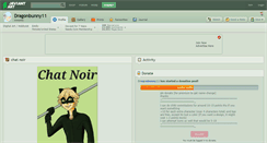 Desktop Screenshot of dragonbunny11.deviantart.com