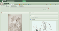 Desktop Screenshot of cloud-devian.deviantart.com