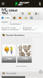 Mobile Screenshot of killkoll.deviantart.com