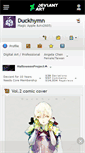 Mobile Screenshot of duckhymn.deviantart.com