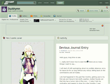 Tablet Screenshot of duckhymn.deviantart.com