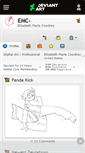 Mobile Screenshot of emc-.deviantart.com
