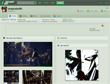 Tablet Screenshot of masarebelth.deviantart.com