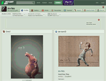 Tablet Screenshot of m-ries.deviantart.com
