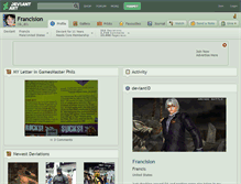 Tablet Screenshot of francision.deviantart.com