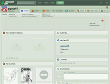 Tablet Screenshot of pipina97.deviantart.com