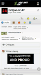 Mobile Screenshot of eclipse-of-42.deviantart.com